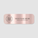 Search for rose gold name tags Elegant