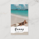 Search for tropical beach business cards Beauty
