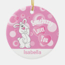 Search for rabbit ornaments pink