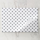 Search for black paper placemats polka dots