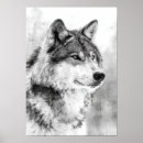Search for black white wolf posters Rustic