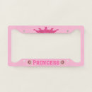 Search for princess license plates Pink