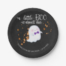 Search for halloween baby shower plates Ghost