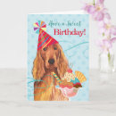 Search for red hats birthday cards Puppy