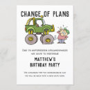 Search for change of plans invitations Canceled