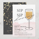 Search for sip sip hooray invitations Gold