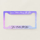 Search for car license plate frames Girly