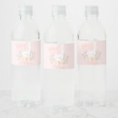 Search for 1st birthday water bottle labels Pink