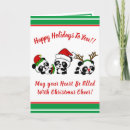 Search for panda christmas cards Cute animals