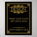 Search for great gatsby decor Black and gold