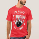 Search for funny bowling tshirts Cat