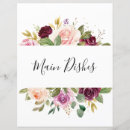Search for dividers recipe cards Botanical