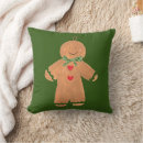 Search for gingerbread man pillows Vintage