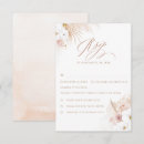 Search for boho wedding rsvp cards Pampas grass