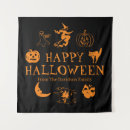 Search for halloween tapestries Jack o lantern