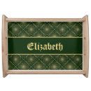 Search for art deco serving trays Green