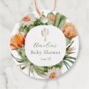 Search for succulent baby shower favor tags Fiesta