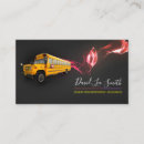 Search for transportation business cards Bus driver