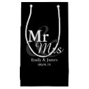 Search for mr and mrs gift bags Black