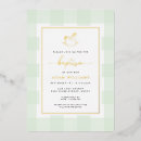 Search for mint baptism invitations Plaid