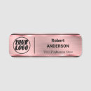 Search for metal name tags badges Modern professional elegant classic