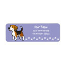 Search for beagle return address labels Cartoon