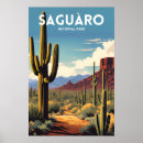 Search for vintage arizona posters Saguaro national park