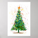 Search for christmas watercolor art Star