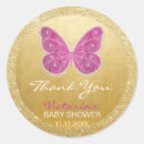 Search for baby shower envelope seals Butterfly