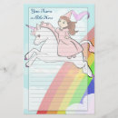 Search for rainbow stationery paper Unicorn