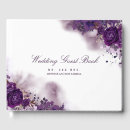 Search for purple wedding guest books Eggplant