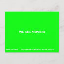 Search for business change of address postcards We are moving