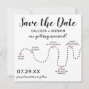 Search for black gold save the dates Elegant chic