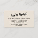 Search for business moving announcement cards We have moved