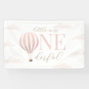Search for hot air balloon banners 1st birthday