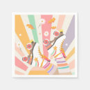 Search for groovy napkins Roller skating