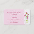 Search for scented business cards Floral