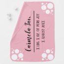 Search for name birth date baby blankets Baby girl