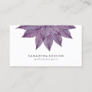Search for purple lotus business cards Modern