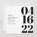 Search for square wedding invitations Typography