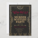 Search for murder mystery birthday invitations Party