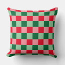 Search for pink plaid pillows Green