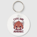 Search for red panda keychains Cute