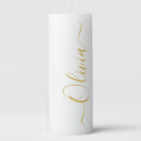 Search for gold and white candles Glitter