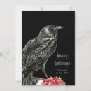 Search for raven christmas cards Black