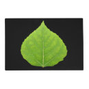 Search for green leaf placemats Nature