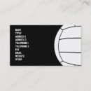 Search for volleyball business cards Trainer
