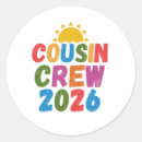Search for cousin stickers Crew