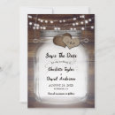 Search for mason jar save the date postcards Rustic wood