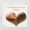 Search for 5th anniversary invitations Wood